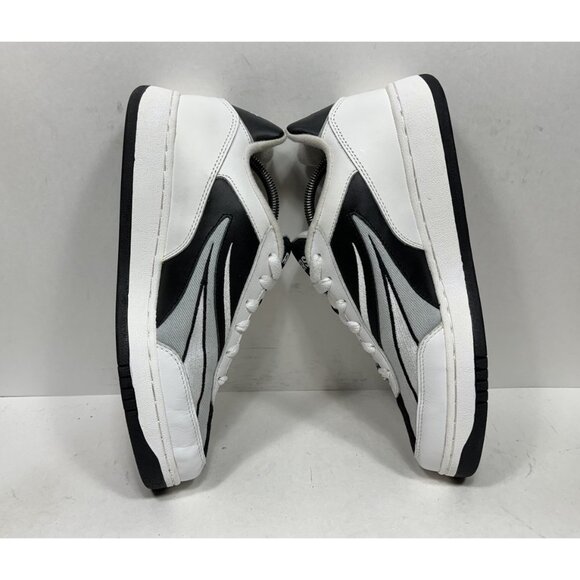 Vintage Reebok NFL Las Vegas Raiders Shoes Men’s Size 10.5 Black Silver Oakland - Picture 5 of 8